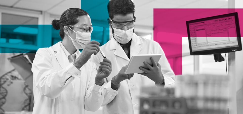 SINGLE-IMAGE_squares-discussing-over-digital-tablet-at-laboratory_mar25