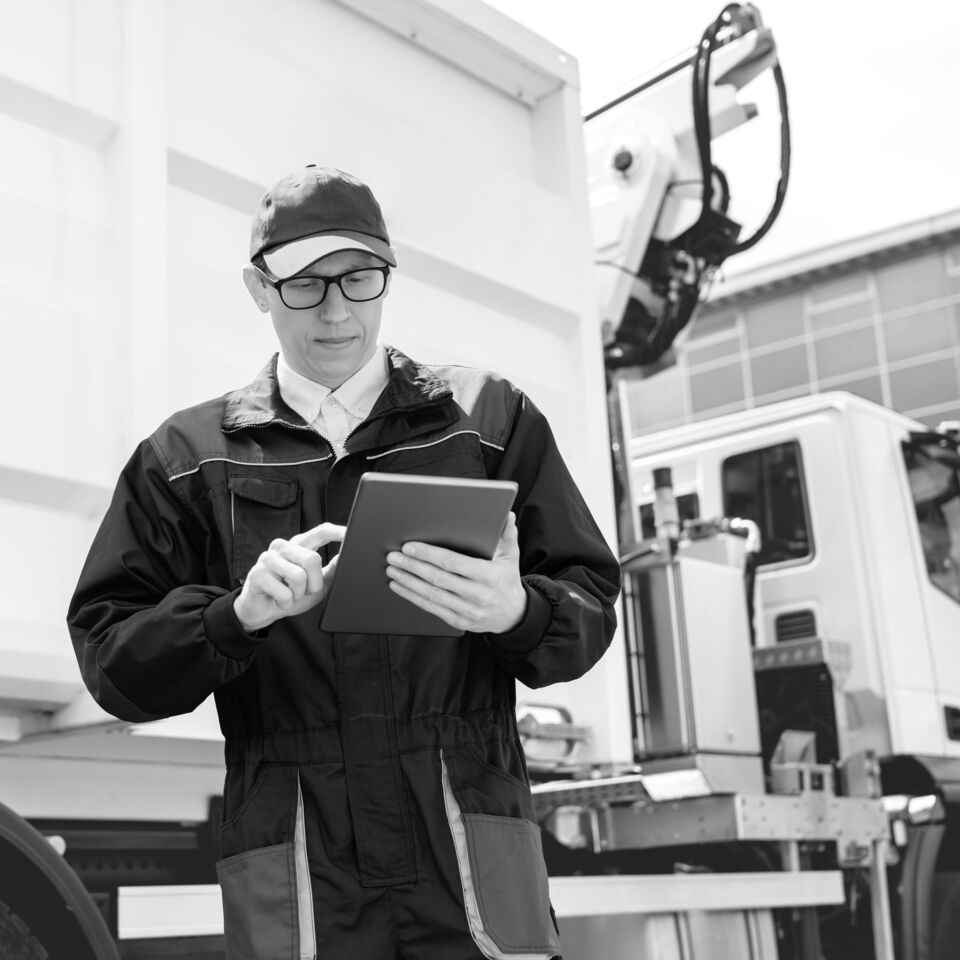 SINGLE-IMAGE_man-with-tablet-infront-garbage-truck_aug25